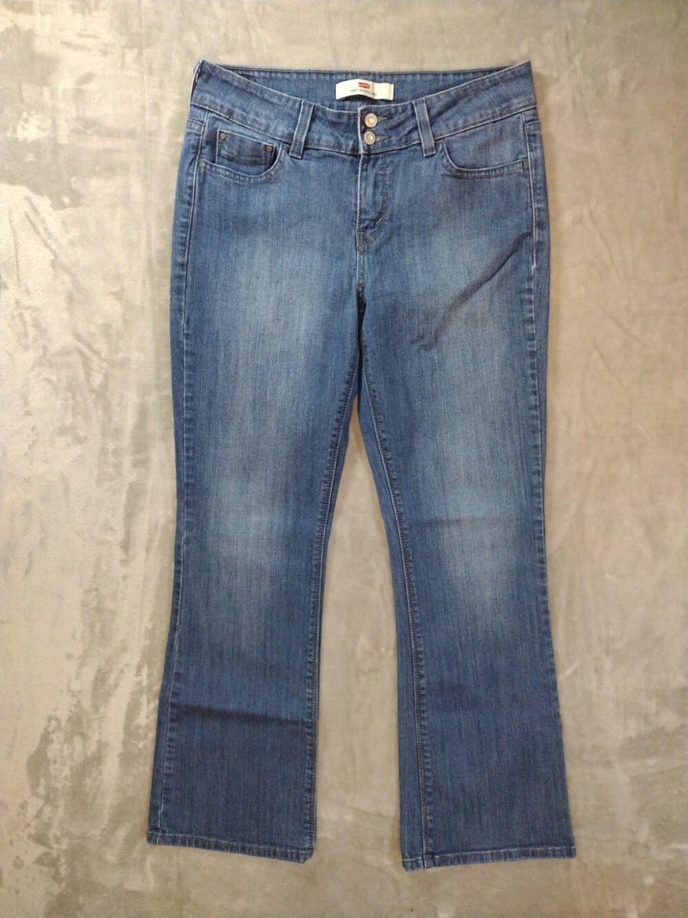 Levis 526 Slender Boot Cut Jeans Womens 6 Med Wash W/Fade Western Cowgirl Rodeo